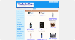 Desktop Screenshot of 1stopcondomshop.com